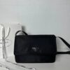 PRADA Small Size Genuine Leather Trim Imported Parachute Fabric Bag
