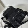 PRADA Genuine Leather Trimmed Imported Parachute Fabric Bag