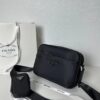 PRADA Imported Parachute Fabric with Leather Trimming