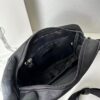 PRADA Imported Parachute Fabric with Leather Trimming