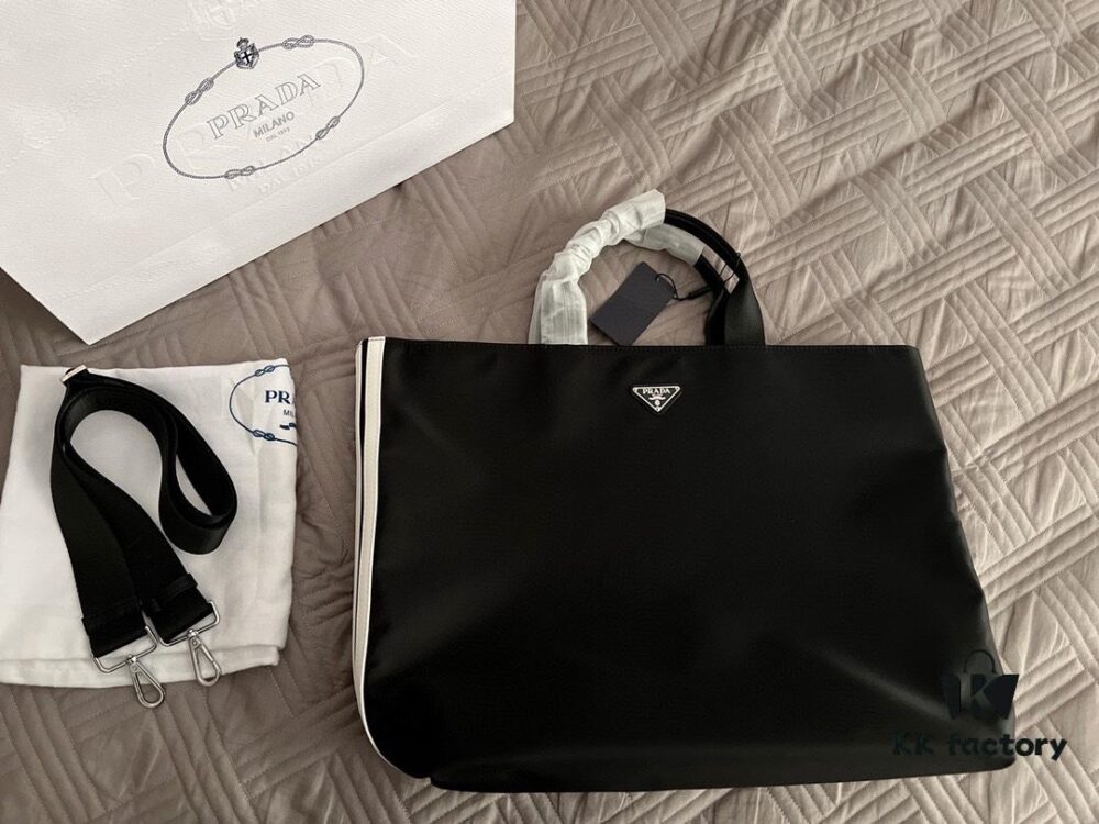 6930bc996e68136f4d9aea9d Prada x Adidas Collaborative Bag 40*38cm - Perfect for Travel or Gym