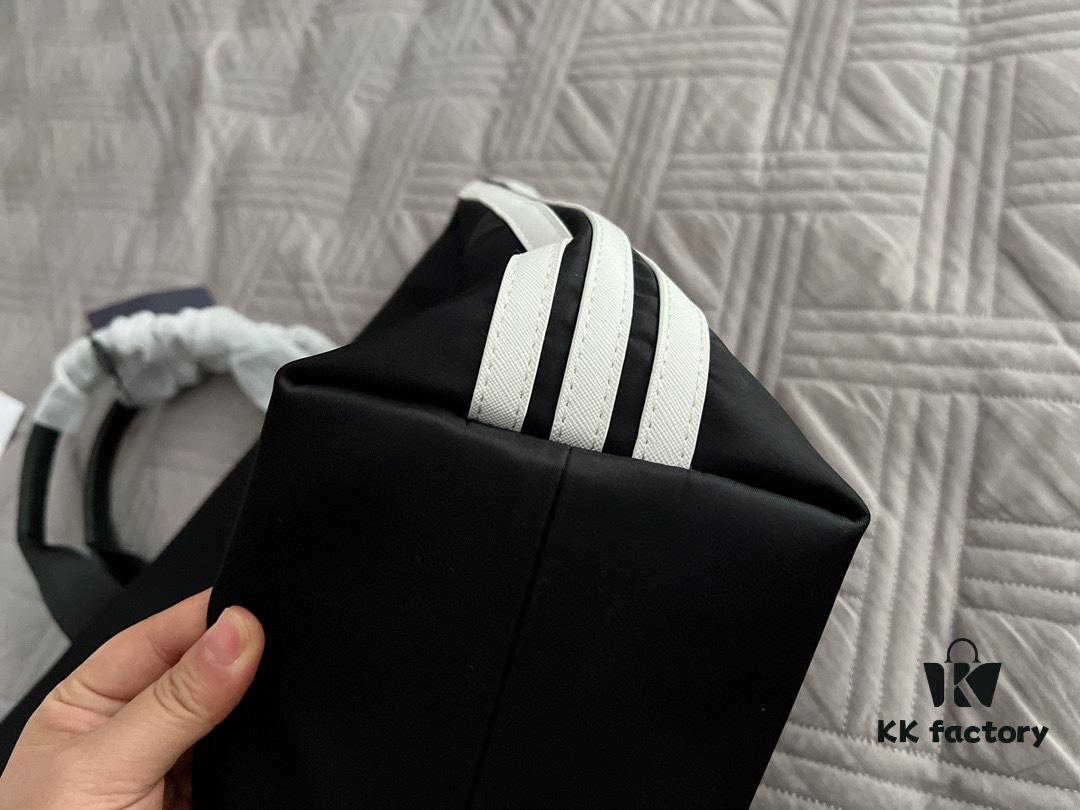 6930bc9c6e68136f4d9aeaa4 Prada x Adidas Collaborative Bag 40*38cm - Perfect for Travel or Gym