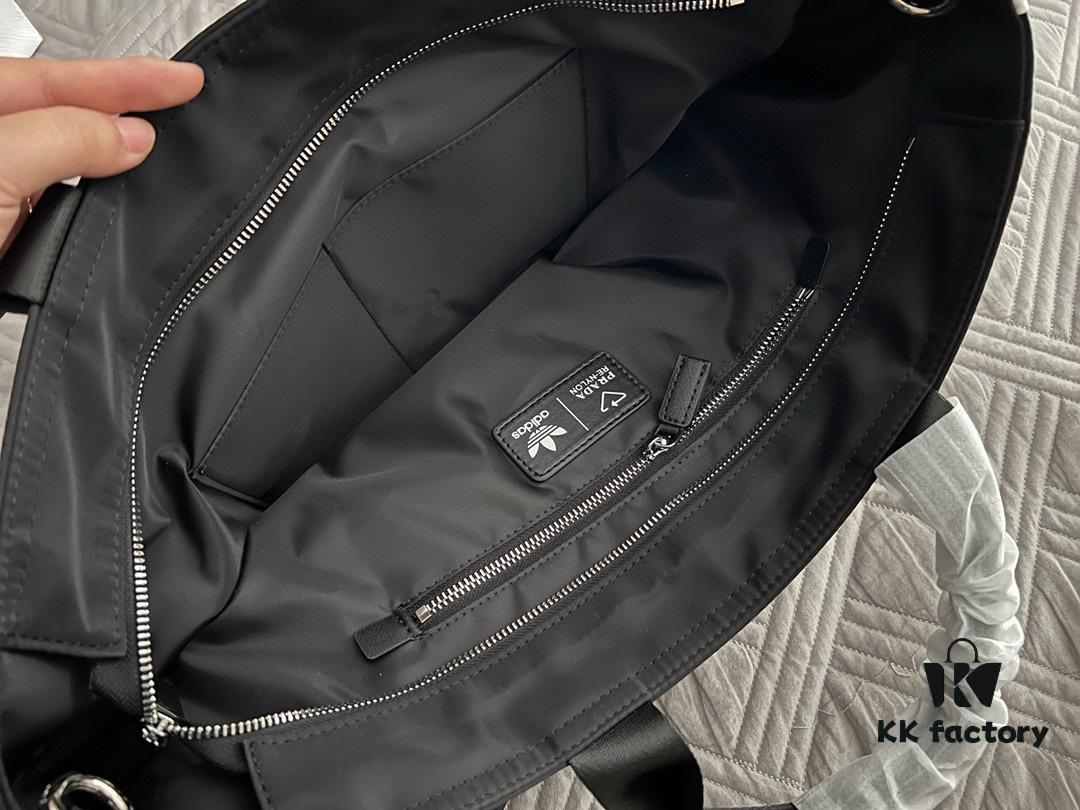 6930bc9c6e68136f4d9aeaa5 Prada x Adidas Collaborative Bag 40*38cm - Perfect for Travel or Gym