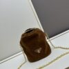 6930bcad6e68136f4d9aeac1 P Brand New Suede Bucket Bag