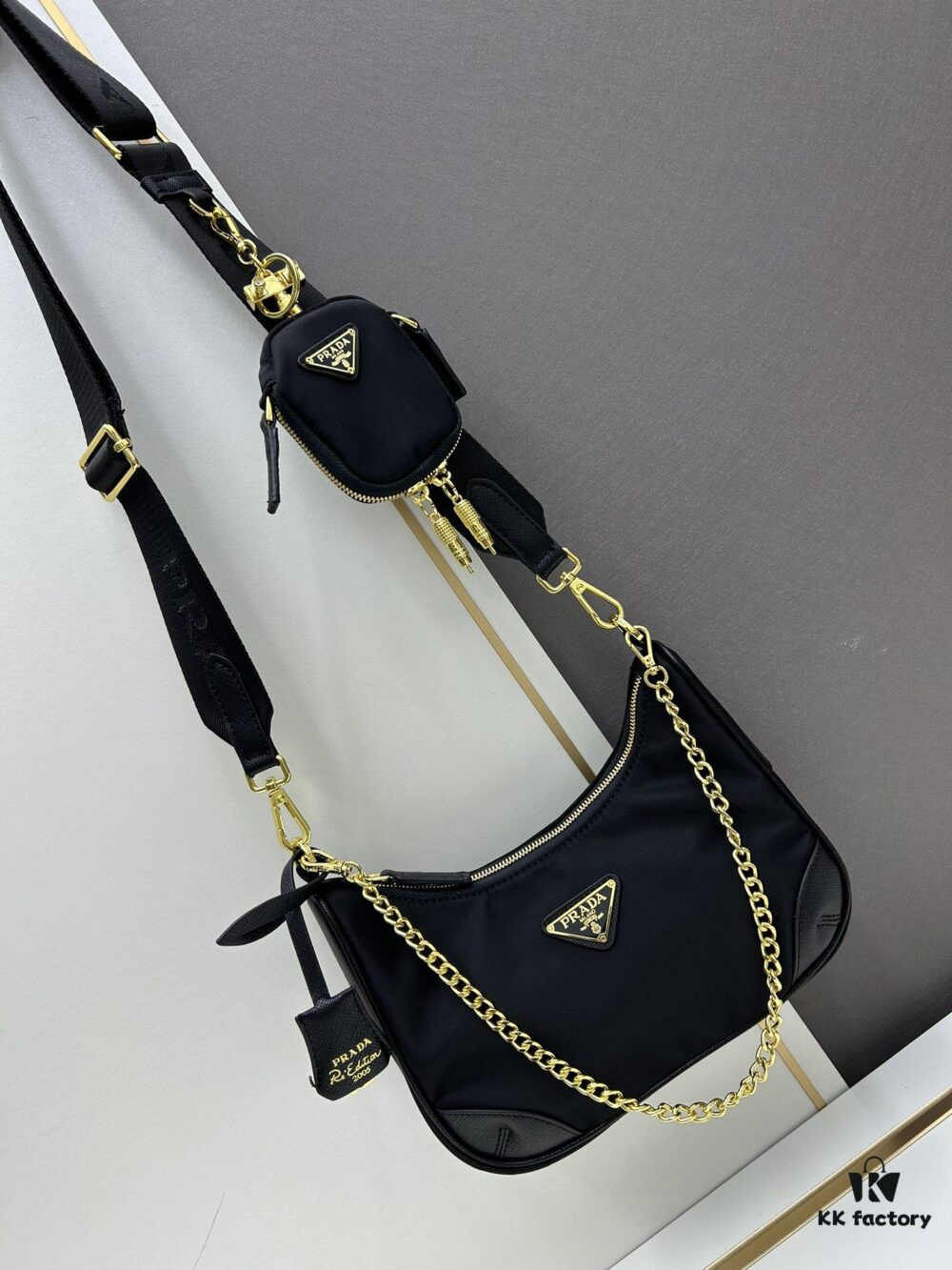 6930bcd96e68136f4d9aeb09 PRADA Re-edition 2005 Robot Charm Bag with Box