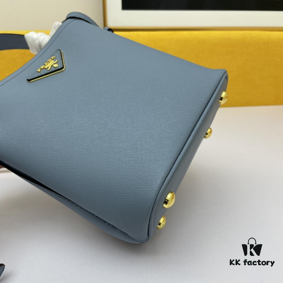 6930bcf06e68136f4d9aeb2c New Release Original Leather P Series 2019 Latest Model 1BA219 Prada Double Saffiano Cross-Grain Handbag
