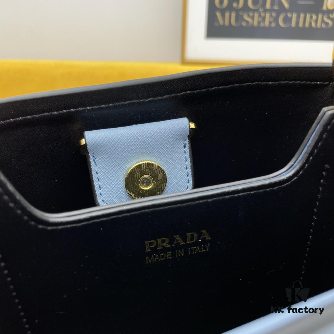 6930bcf16e68136f4d9aeb32 New Release Original Leather P Series 2019 Latest Model 1BA219 Prada Double Saffiano Cross-Grain Handbag