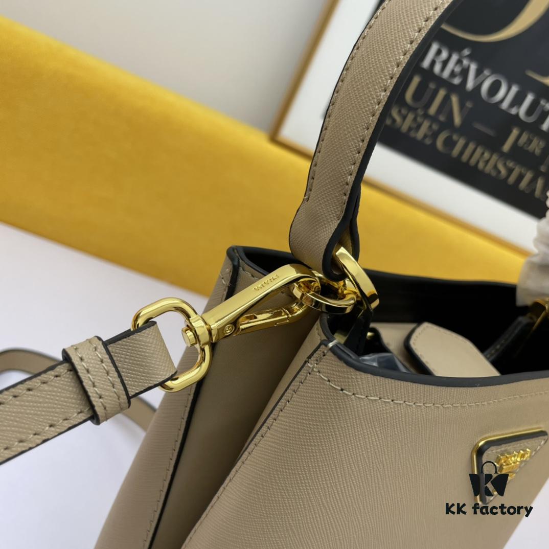 New Arrival Original Leather P Brand 2019 Latest Model 1BA219 Prada Double Saffiano Cross-Grain Handbag