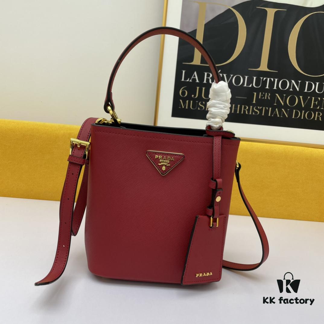 6930bcf66e68136f4d9aeb3a New Arrival Original Leather P Collection 2019 Latest Model 1BA219 Prada Double Saffiano Cross-Grain Handbag
