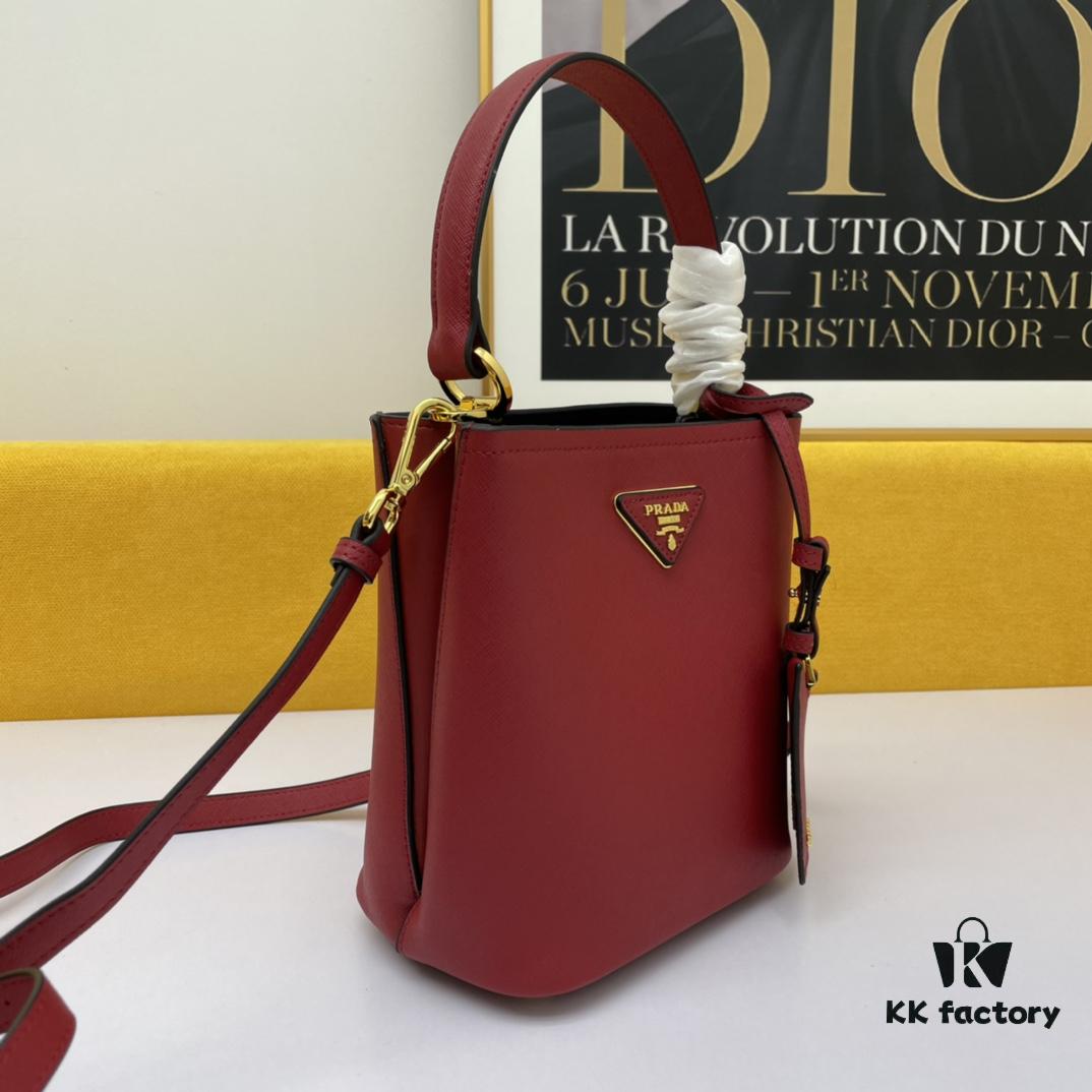 6930bcf66e68136f4d9aeb3b New Arrival Original Leather P Collection 2019 Latest Model 1BA219 Prada Double Saffiano Cross-Grain Handbag