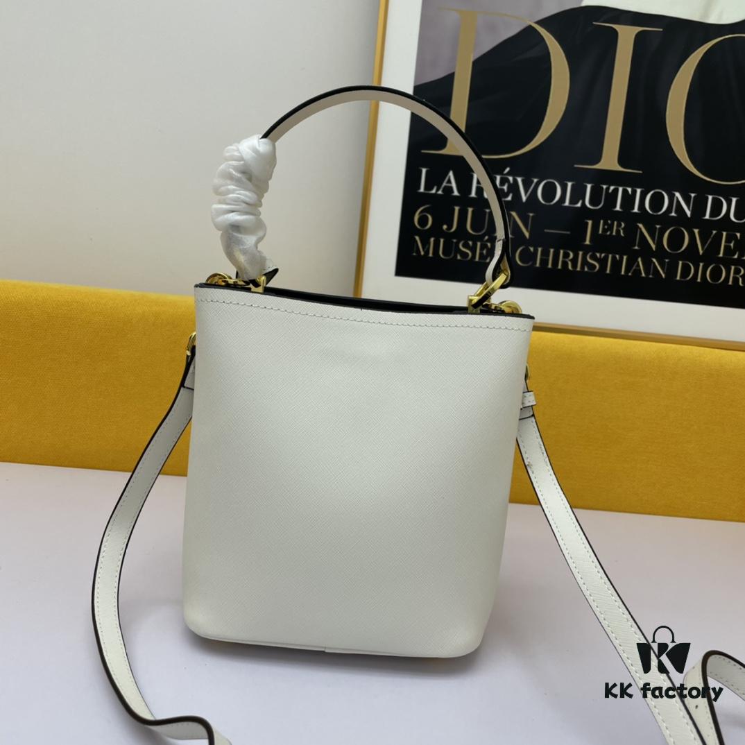 6930bcfb6e68136f4d9aeb43 New Release Original Leather P'2019 Latest Model 1BA219 Prada Double Saffiano Cross-Grain Handbag