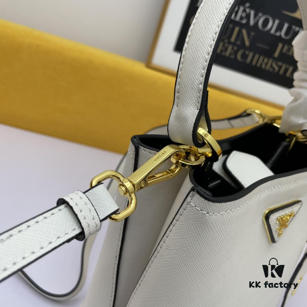 6930bcfe6e68136f4d9aeb46 New Release Original Leather P'2019 Latest Model 1BA219 Prada Double Saffiano Cross-Grain Handbag