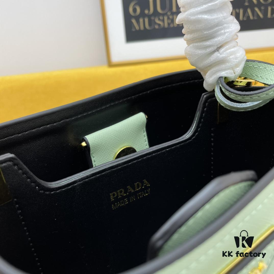 6930bd036e68136f4d9aeb50 New Arrival Original Leather P Brand 2019 Latest Model 1BA219 Prada Double Saffiano Cross Texture Handbag