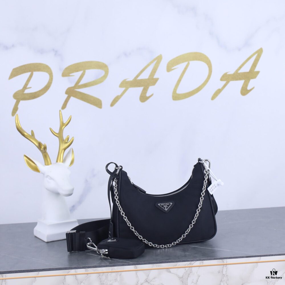 6930bd0c6e68136f4d9aeb5d Prada New Nylon Hobo Bag (With Box) - Multiway Handheld / Underarm / Crossbody Bag