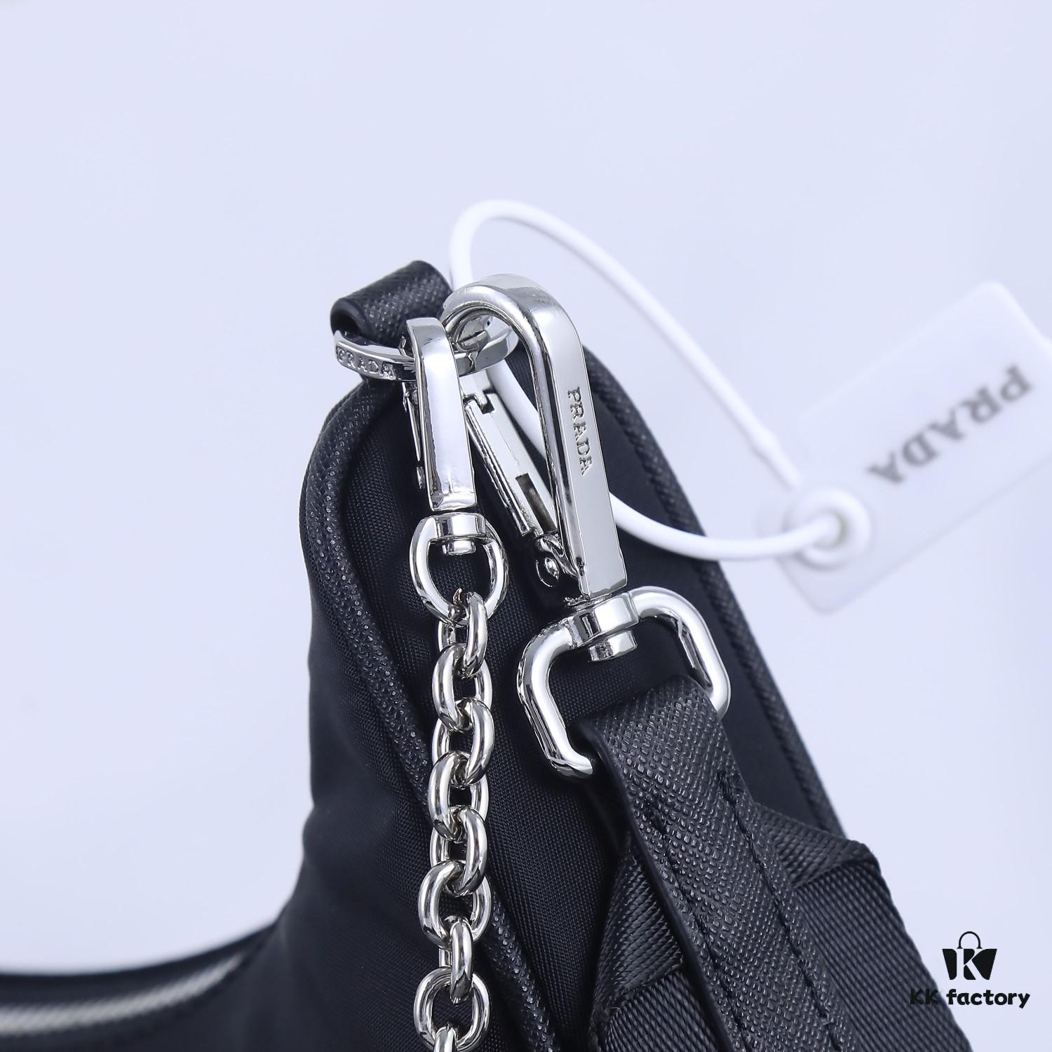 Prada New Nylon Hobo Bag (With Box) - Multiway Handheld / Underarm / Crossbody Bag