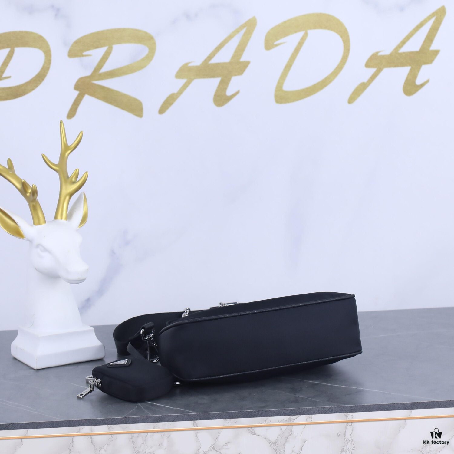 Prada New Nylon Hobo Bag (With Box) - Multiway Handheld / Underarm / Crossbody Bag