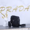 6930bd126e68136f4d9aeb66 Prada Latest Model! 2VH112 Modern Nylon Crossbody Bag with Detachable Pouch Charm and Spacious Interior Compartment