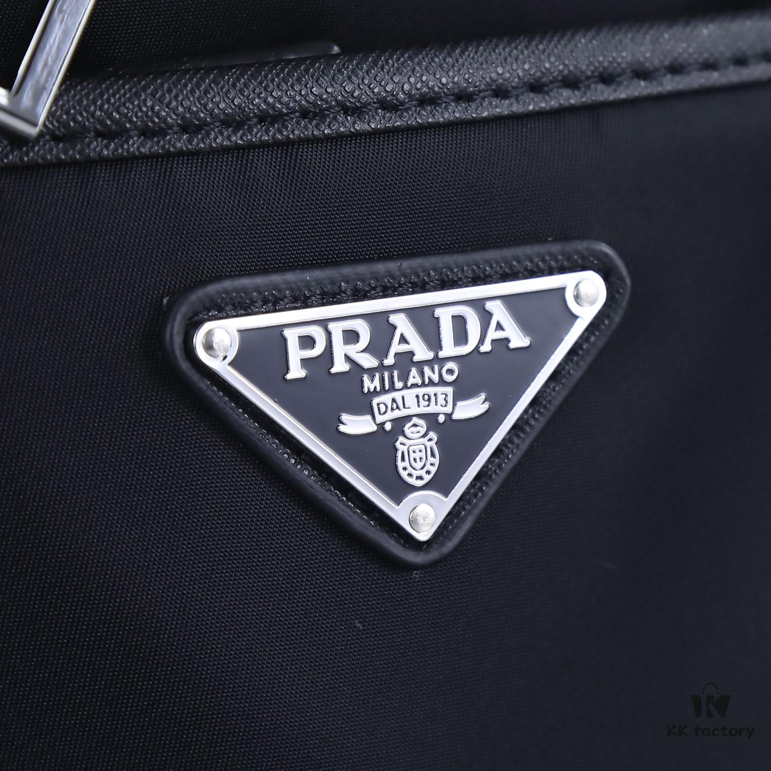 6930bd136e68136f4d9aeb69 Prada Latest Model! 2VH112 Modern Nylon Crossbody Bag with Detachable Pouch Charm and Spacious Interior Compartment