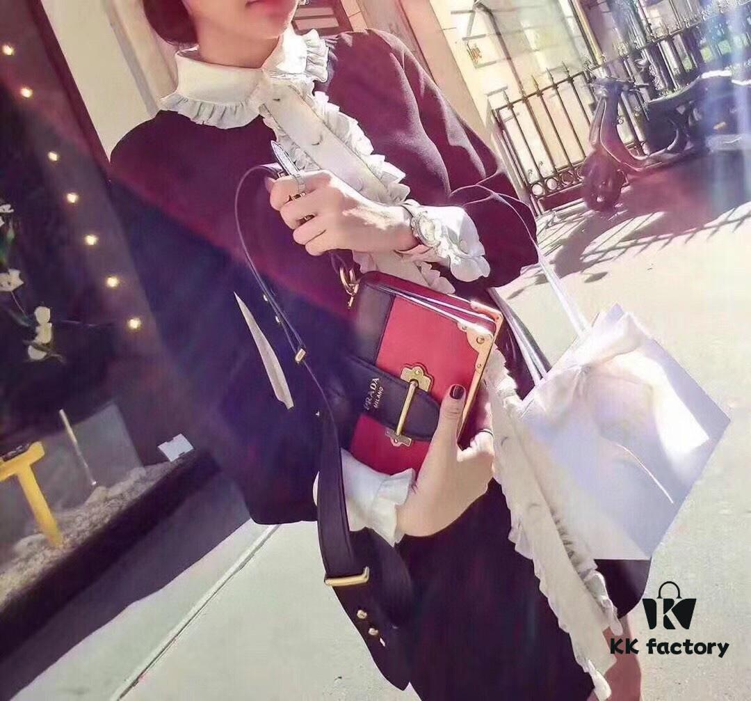 6930bd176e68136f4d9aeb6f Authentic Top-Quality PRADA Women's Handbag 1BD045 20*14*8CM, Upgraded Hardware, Belgian Calfskin Leather