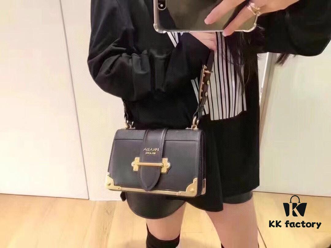 6930bd186e68136f4d9aeb71 Authentic Top-Quality PRADA Women's Handbag 1BD045 20*14*8CM, Upgraded Hardware, Belgian Calfskin Leather