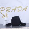 6930bd1a6e68136f4d9aeb7a Prada Latest Model! 2VH112 Modern Nylon Crossbody Bag with Detachable Pouch Charm and Spacious Interior Compartment