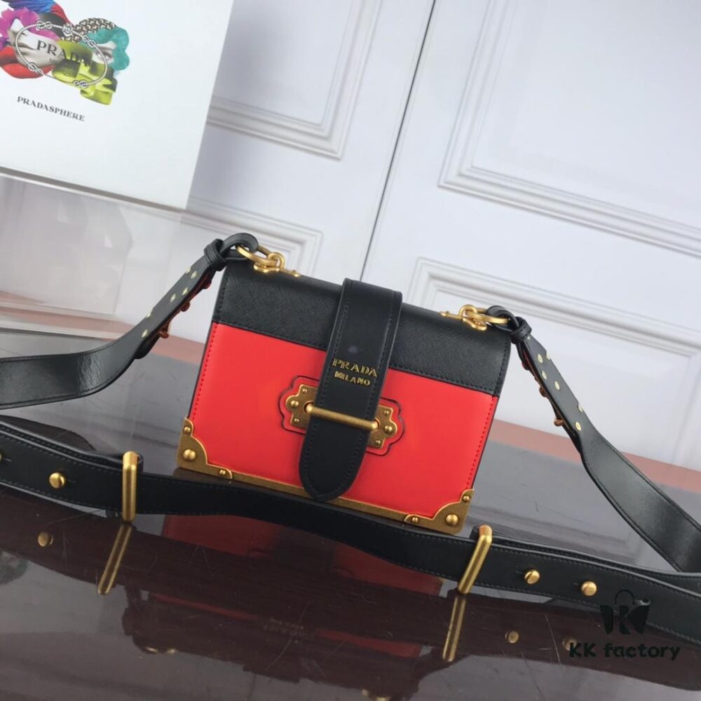 6930bd226e68136f4d9aeb86 Authentic Top-Quality PRADA Handbag 1BD045 20*14*8CM - Upgraded Hardware, Belgian Calfskin Leather