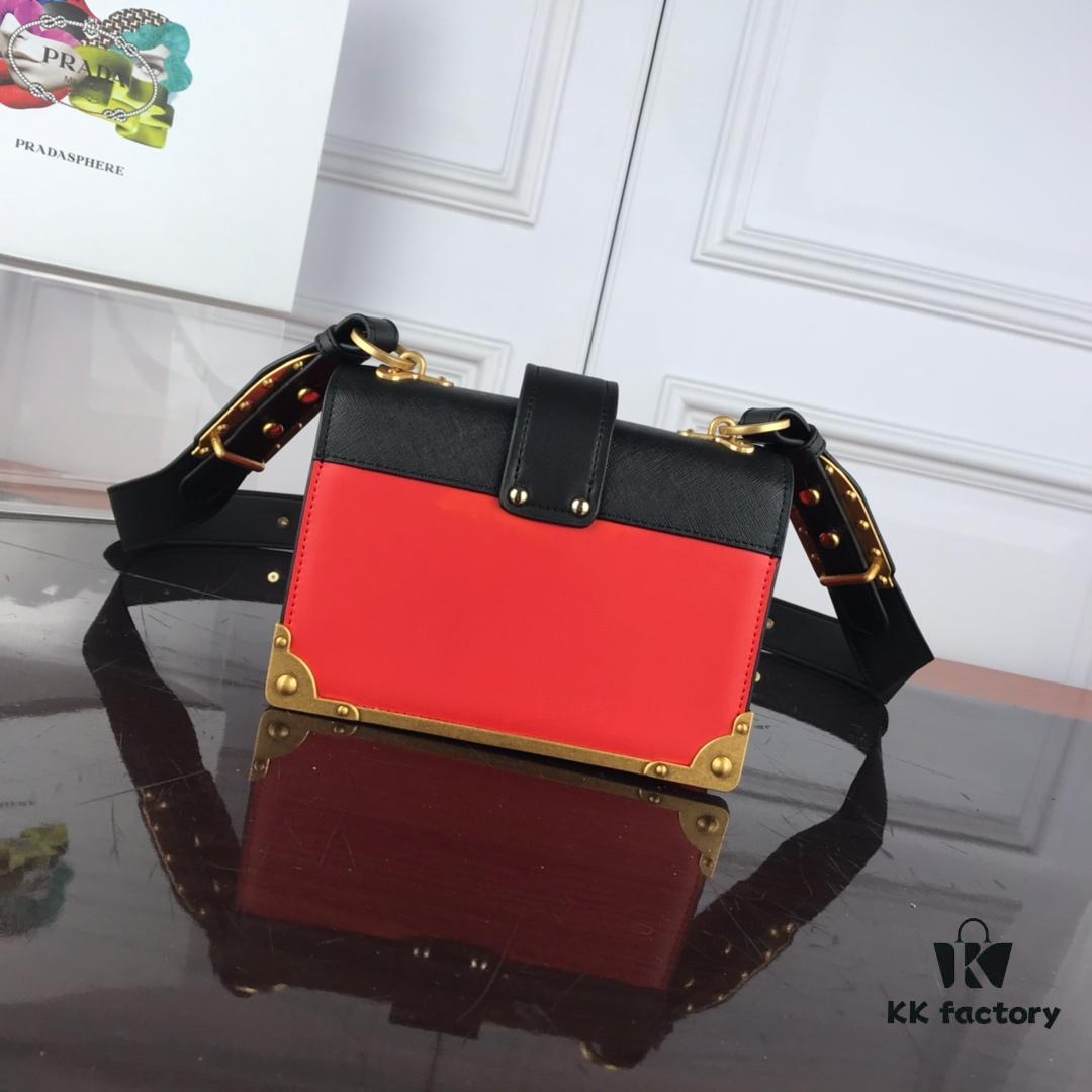 6930bd236e68136f4d9aeb8b Authentic Top-Quality PRADA Handbag 1BD045 20*14*8CM - Upgraded Hardware, Belgian Calfskin Leather