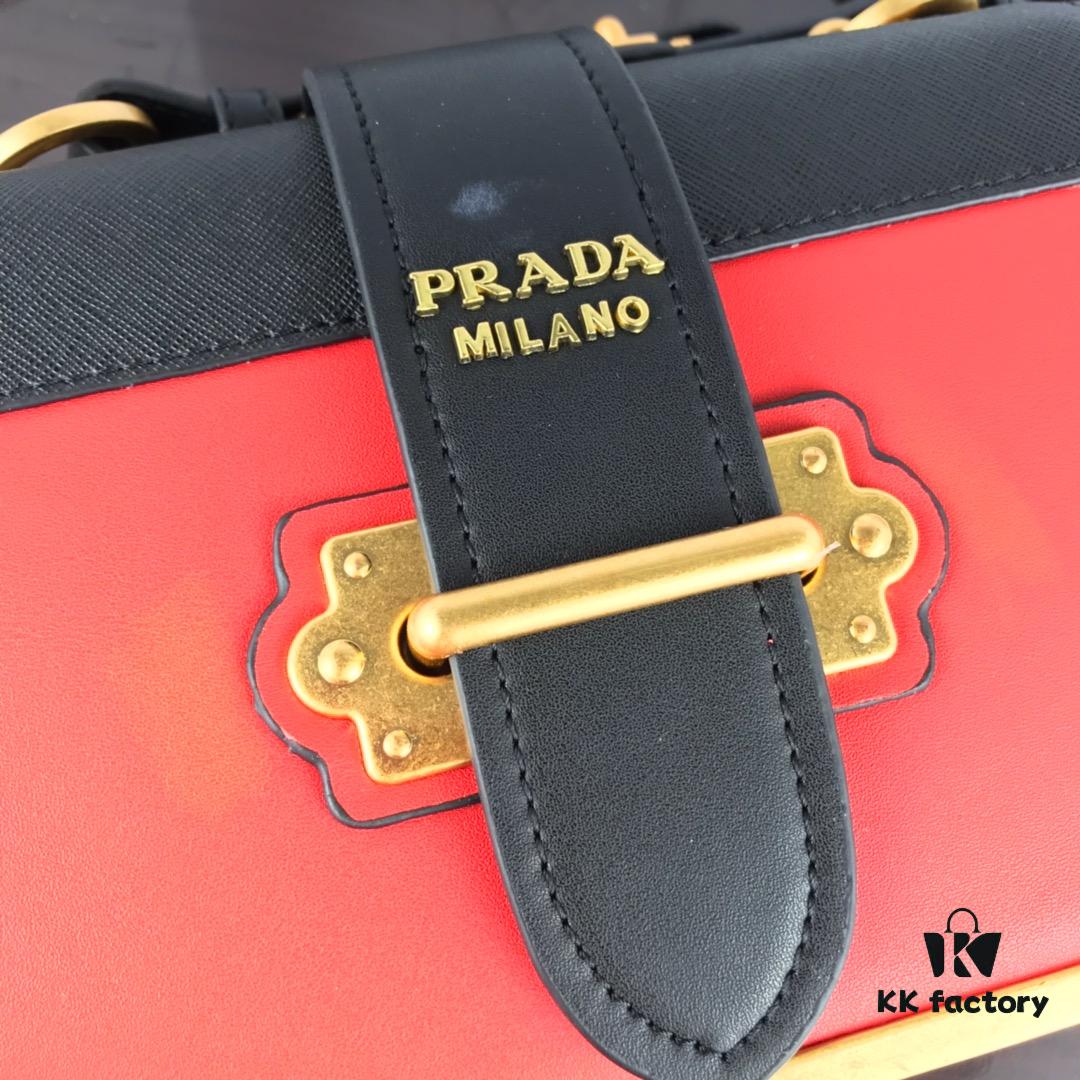 6930bd246e68136f4d9aeb8d Authentic Top-Quality PRADA Handbag 1BD045 20*14*8CM - Upgraded Hardware, Belgian Calfskin Leather