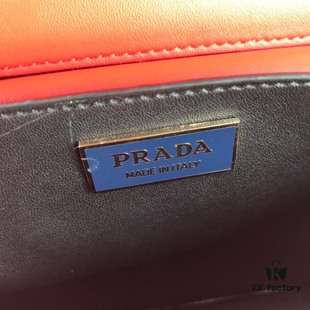 6930bd246e68136f4d9aeb8e Authentic Top-Quality PRADA Handbag 1BD045 20*14*8CM - Upgraded Hardware, Belgian Calfskin Leather