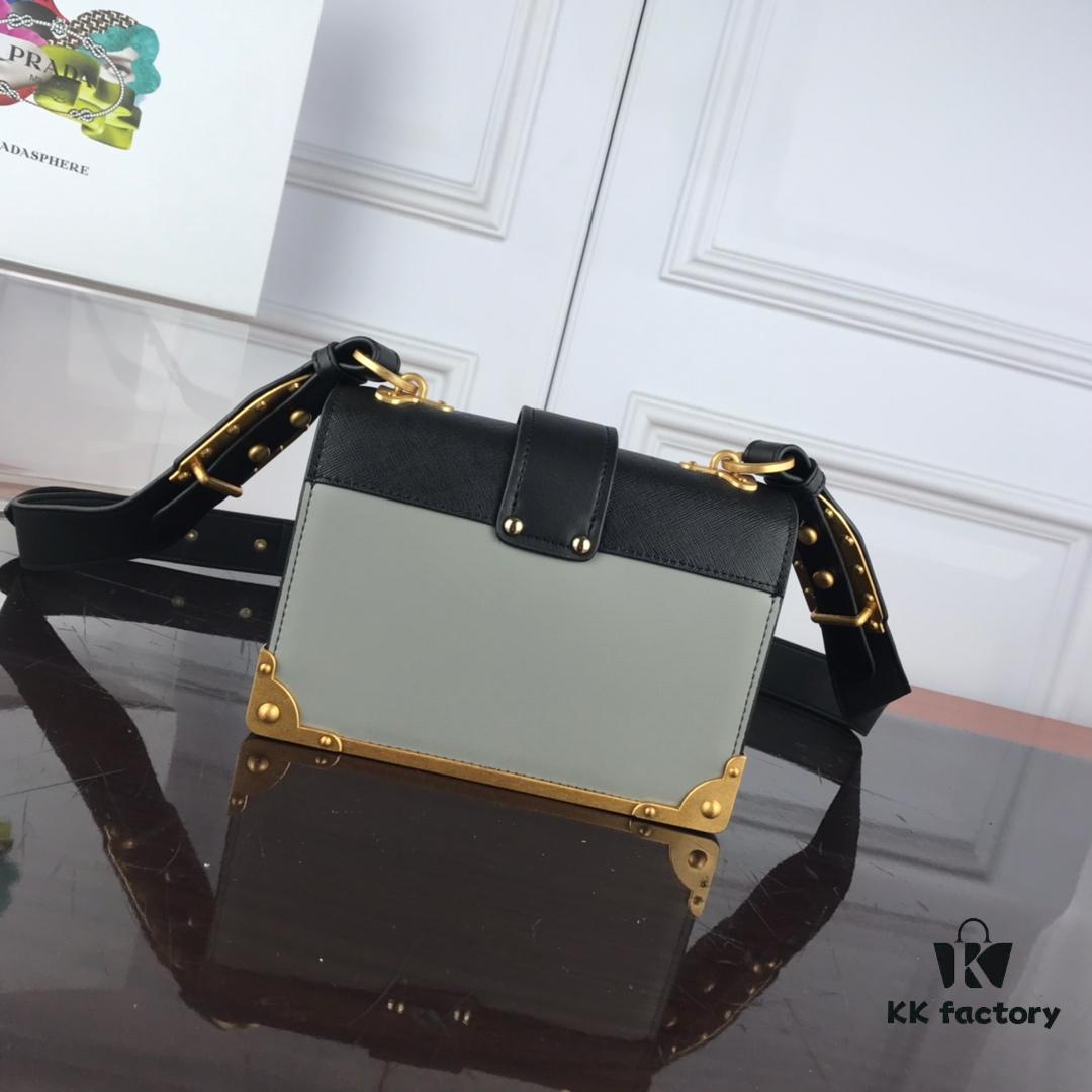 6930bd2c6e68136f4d9aeb99 Authentic Top-Quality PRADA Women's Handbag 1BD045 20*14*8CM, Upgraded Hardware, Belgian Calfskin Leather