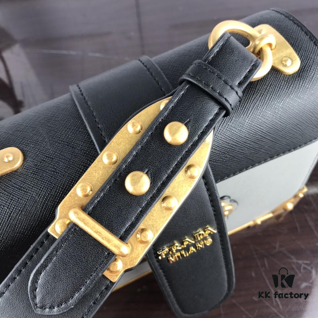 6930bd2f6e68136f4d9aeb9e Authentic Top-Quality PRADA Women's Handbag 1BD045 20*14*8CM, Upgraded Hardware, Belgian Calfskin Leather