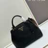 6930bd356e68136f4d9aeba7 PRADA Vintage Style Large Top Handle Bag - High-Quality Calf Leather, Removable Adjustable Strap, Multiple Carrying Ways
