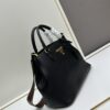 6930bd356e68136f4d9aeba8 PRADA Vintage Style Large Top Handle Bag - High-Quality Calf Leather, Removable Adjustable Strap, Multiple Carrying Ways