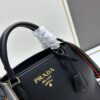 6930bd386e68136f4d9aebab PRADA Vintage Style Large Top Handle Bag - High-Quality Calf Leather, Removable Adjustable Strap, Multiple Carrying Ways