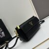 6930bd5a6e68136f4d9aebdd PRADA Flip Zip Champion Edition with Dual Shoulder Straps (Striped Wide Fabric Strap & Extended Leather Shoulder Pad)