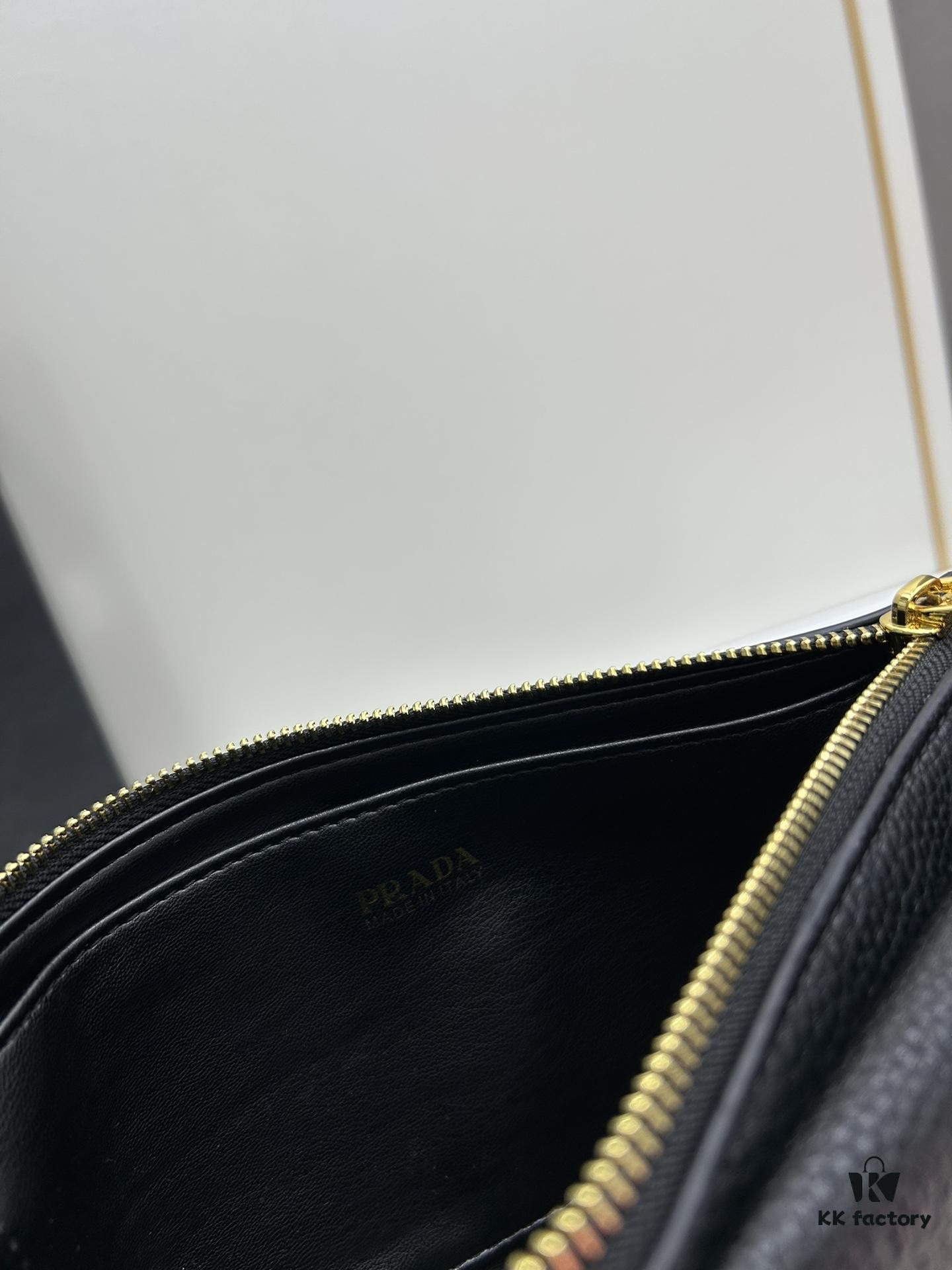 6930bd5e6e68136f4d9aebe5 PRADA Flip Zip Champion Edition with Dual Shoulder Straps (Striped Wide Fabric Strap & Extended Leather Shoulder Pad)