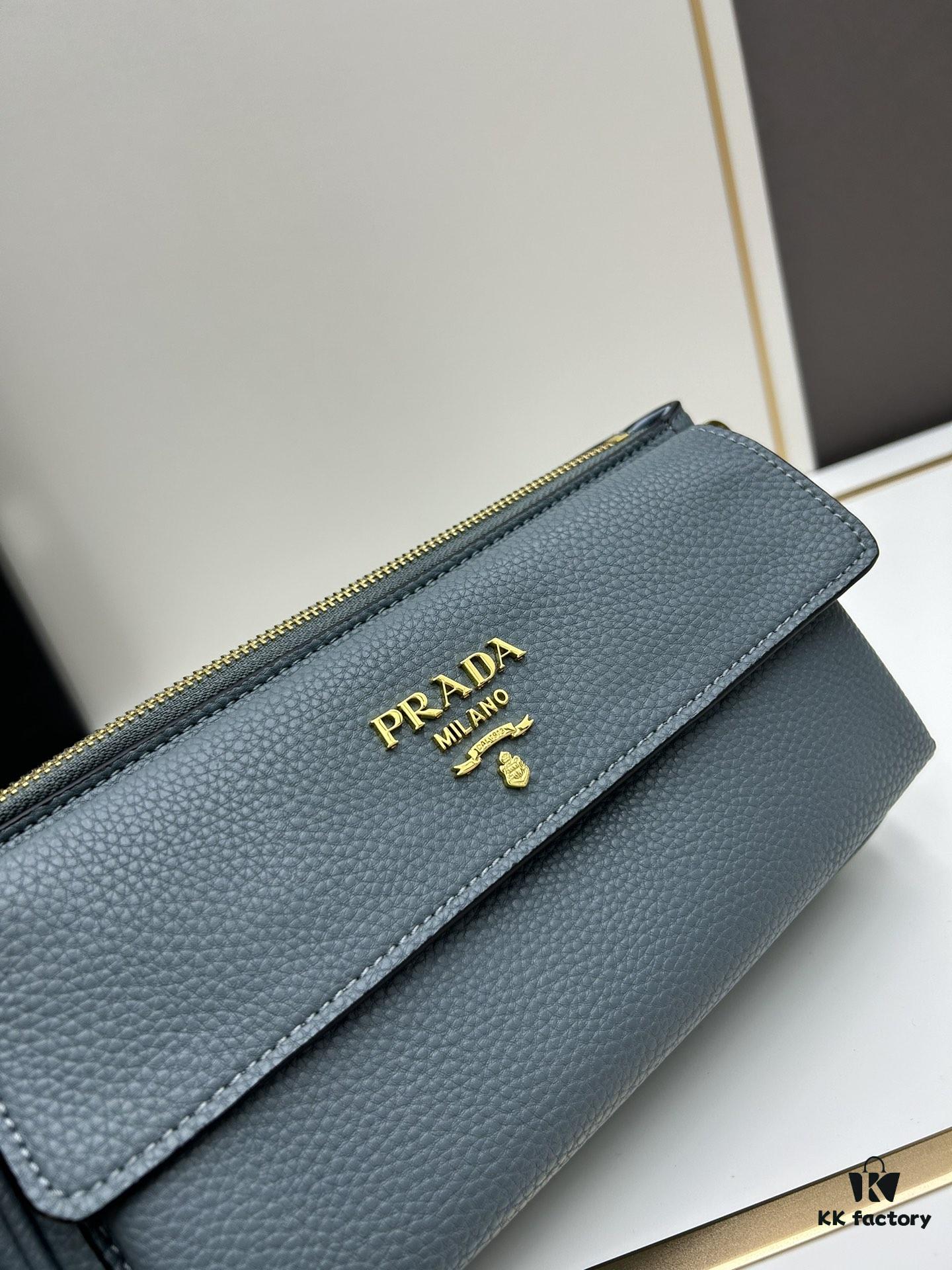 6930bd656e68136f4d9aebf0 PRADA Flip Zip Champion Edition with Dual Shoulder Straps (Striped Wide Fabric Strap & Extended Leather Shoulder Pad)