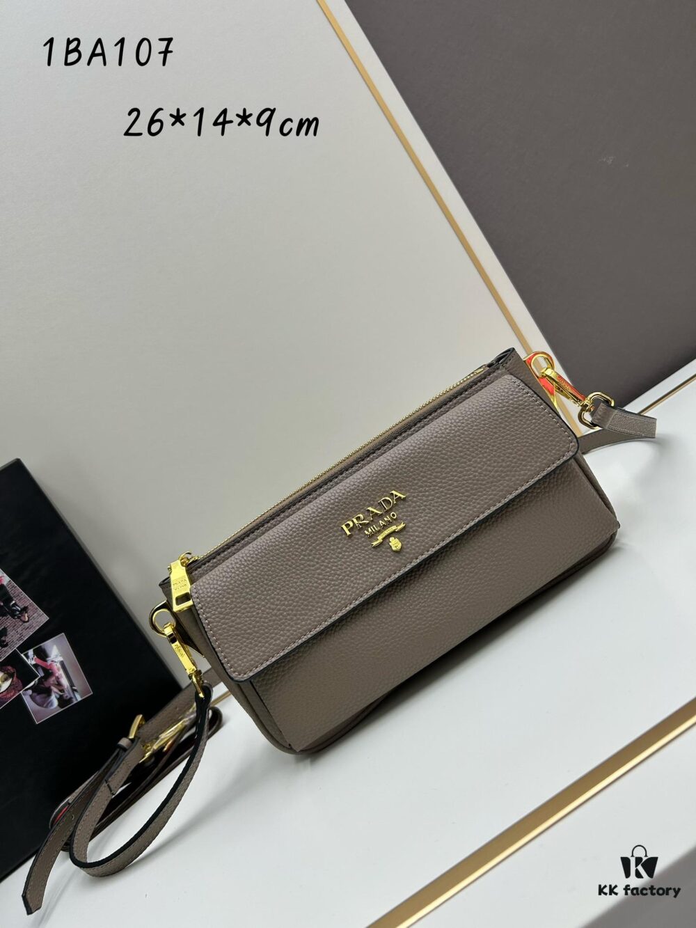 6930bd676e68136f4d9aebf5 PRADA Flip Zip Champion Edition with Dual Shoulder Straps (Striped Wide Fabric Strap & Extended Leather Shoulder Pad)