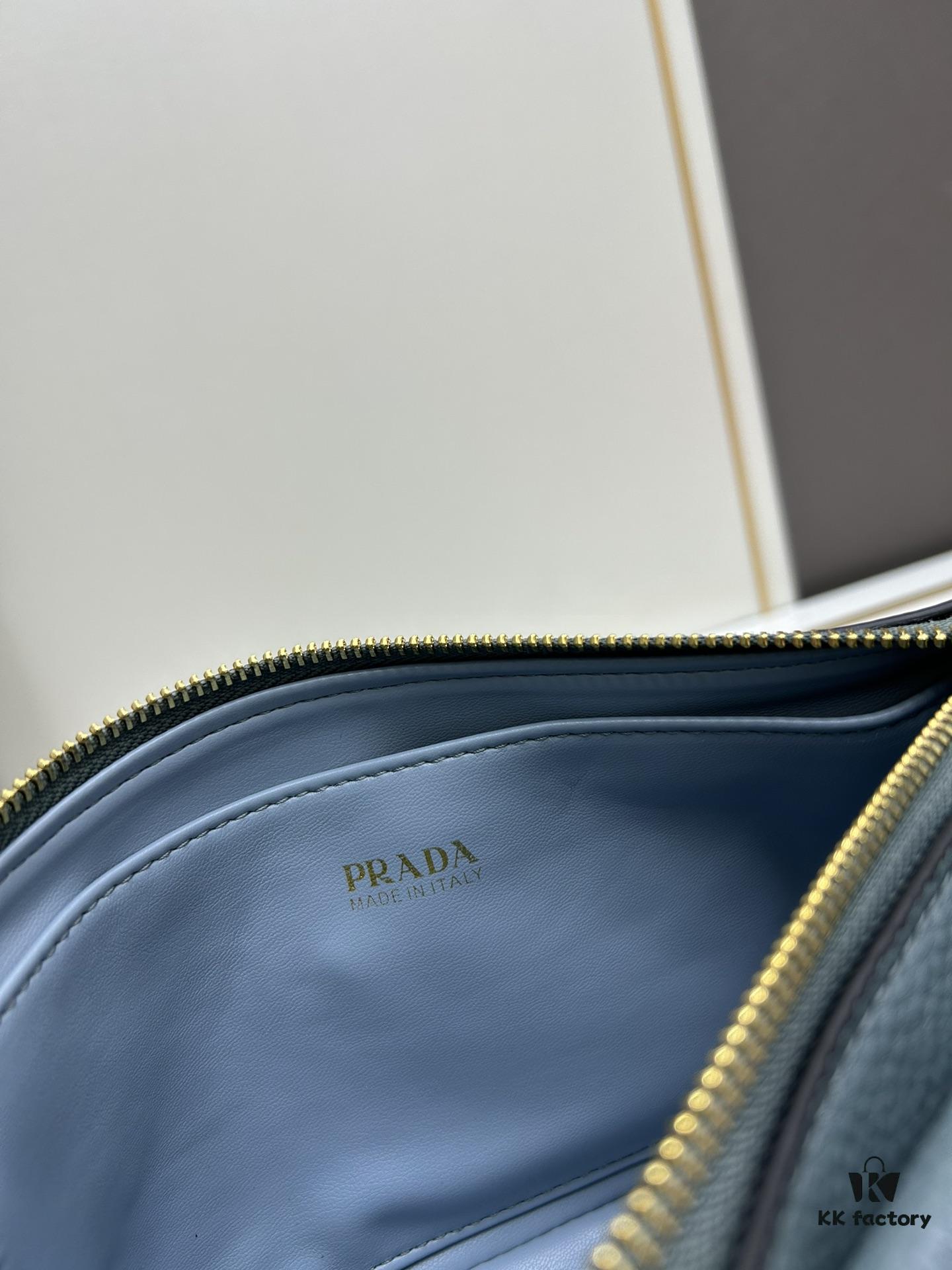 6930bd7c6e68136f4d9aec14 PRADA Flip Zip Champion Edition with Dual Shoulder Straps (Striped Wide Fabric Strap & Extended Leather Shoulder Pad)