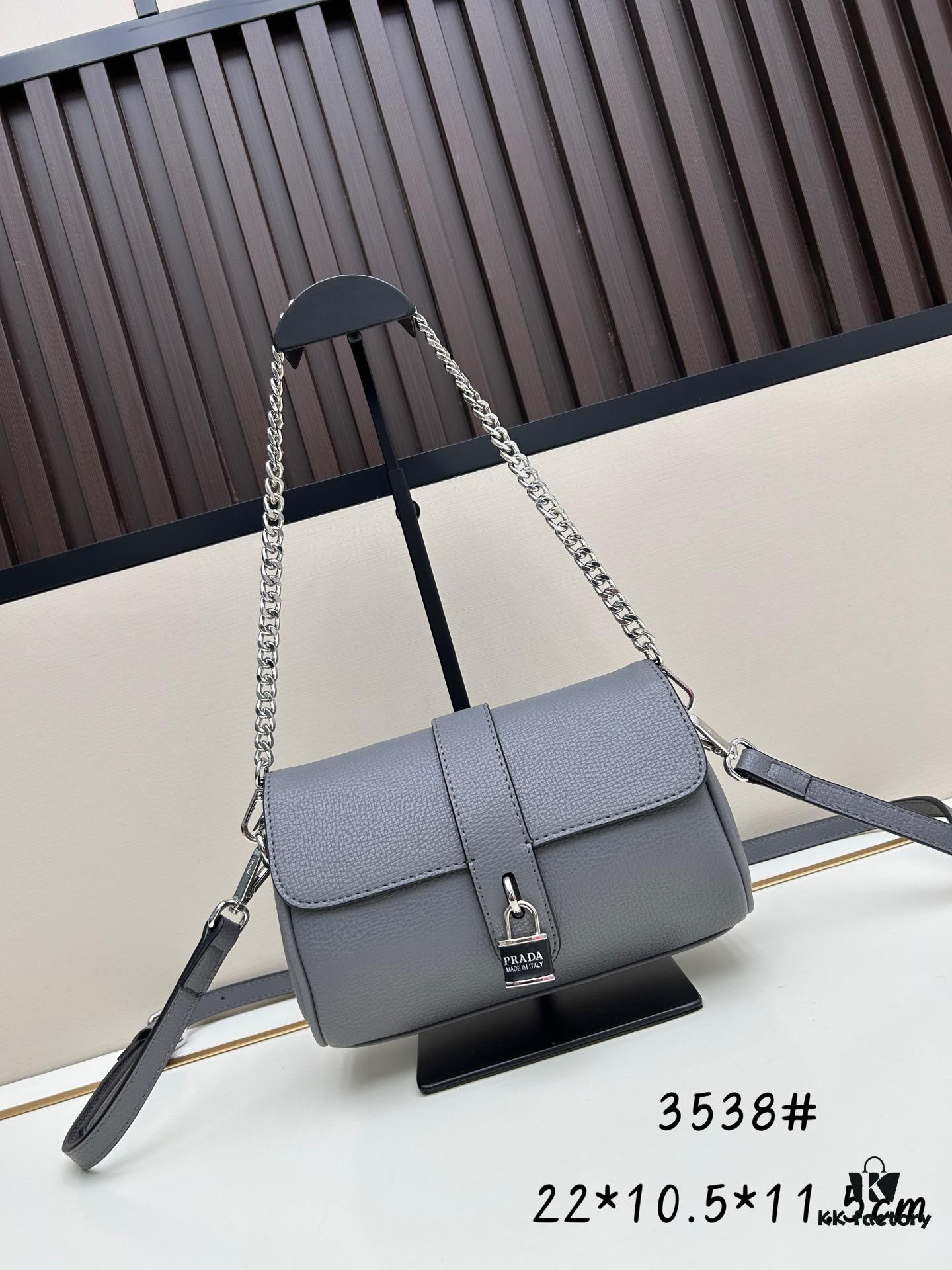 6930bd8f6e68136f4d9aec31 Exclusive Launch - High-Quality Prada-style Lock Bag, Palm Grain Leather, Soft and Thick Texture, Adjustable Chain & Shoulder Strap