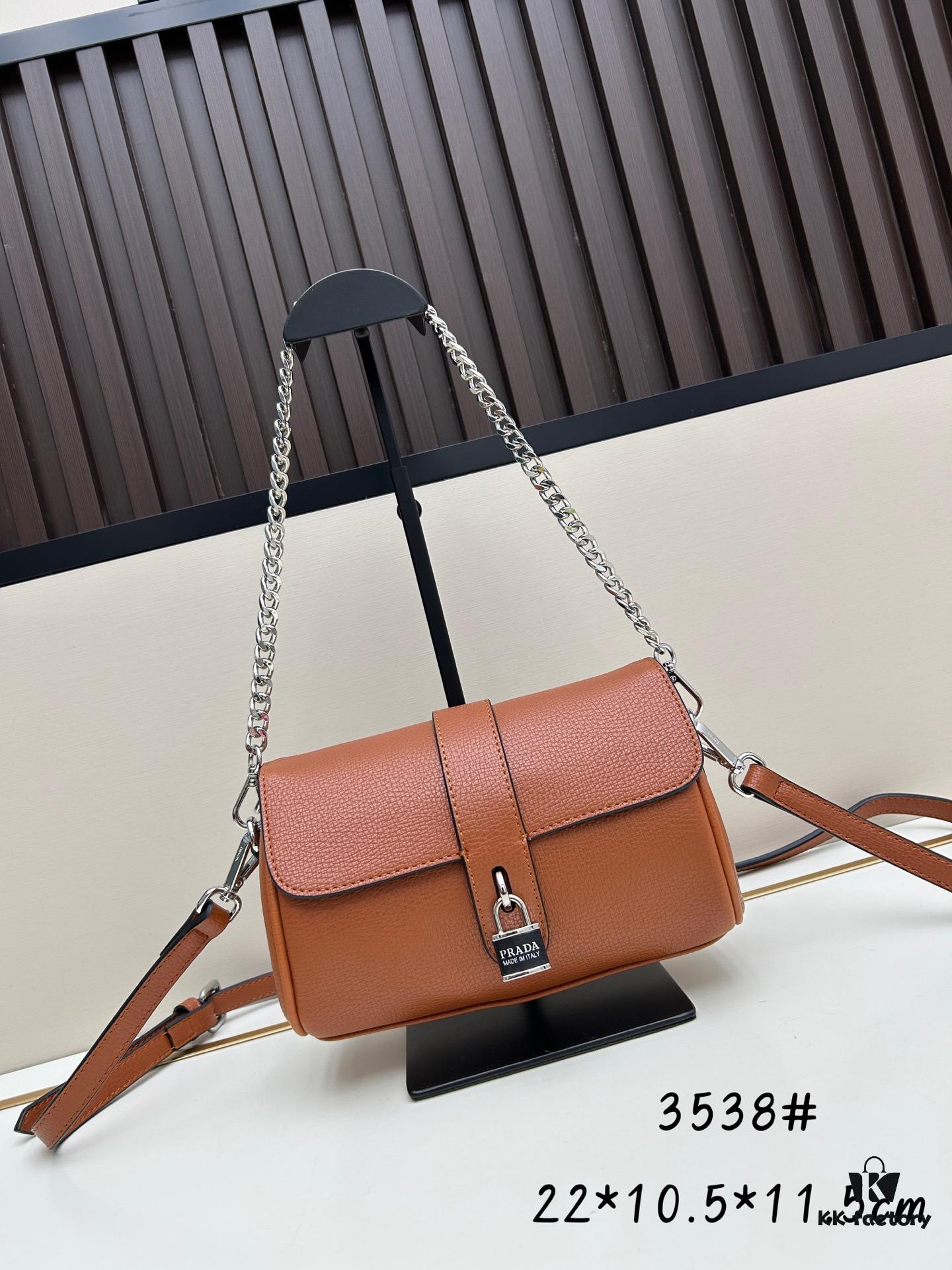 6930bd916e68136f4d9aec34 Exclusive Launch - High-Quality Prada-style Lock Clutch Bag | Palm Grain Leather | Adjustable Chain & Shoulder Strap