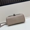 Exclusive Launch - High-Quality Prada-style Lock Bag, Palm Grain Leather, Soft and Durable, Adjustable Chain & Strap