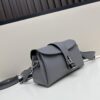 Exclusive Launch - High-Quality Prada-Style Flip Top Bag, Bestselling 2025 Fashion Crossbody with Dual Straps, Genuine Deer-Grain Calfskin