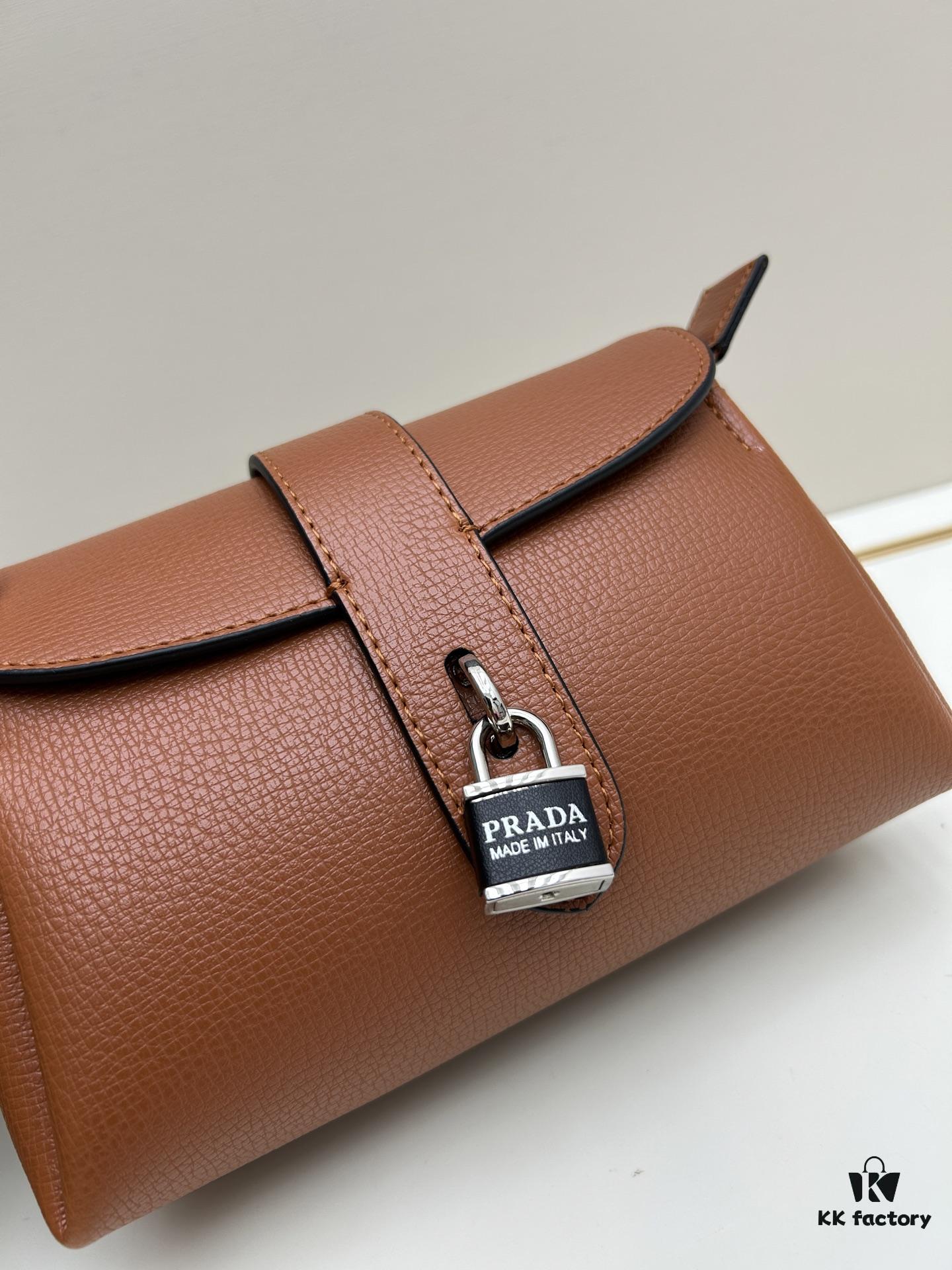 6930bdc56e68136f4d9aec88 Exclusive Launch - High-Quality Prada-Style Flip Top Bag, Bestselling Flap Design with Dual Shoulder Straps, Genuine Deer-Textured Calfskin, 2025 Fashion All-Season Women's Handbag