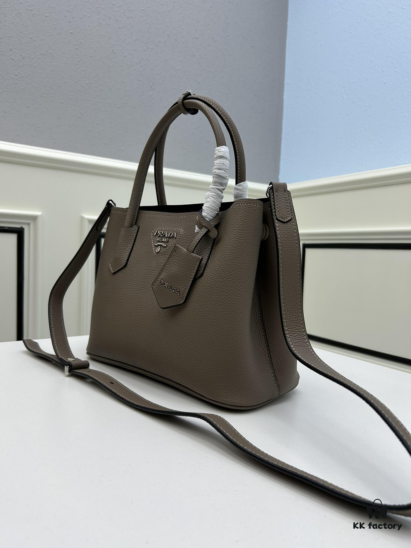 6930bde76e68136f4d9aecba Upgraded Large Size 🌹 PRADA PRADA Counter New Arrival (Large Version) Fine Pebbled Texture Now Available
