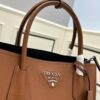 6930bdf96e68136f4d9aecd7 Upgraded Large Size 🌹 Prada PRADA New Arrival (Large Version) Fine Peccary Grain Leather DoubleBag Tote