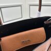 6930bdfc6e68136f4d9aecdc Upgraded Large Size 🌹 Prada PRADA New Arrival (Large Version) Fine Peccary Grain Leather DoubleBag Tote