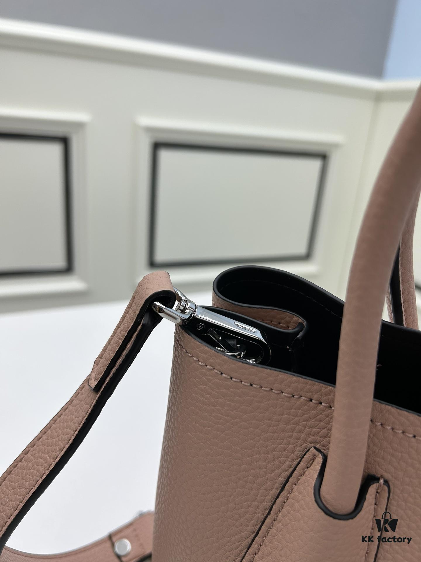 6930be046e68136f4d9aecea Upgraded Large Size 🌹 Prada PRADA New Arrival (Large Version) Fine Crinkled Leather DoubleBag Tote