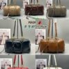 Prada New Dangle Handbag in Oil-Waxed Leather, Top Handle or Shoulder Bag