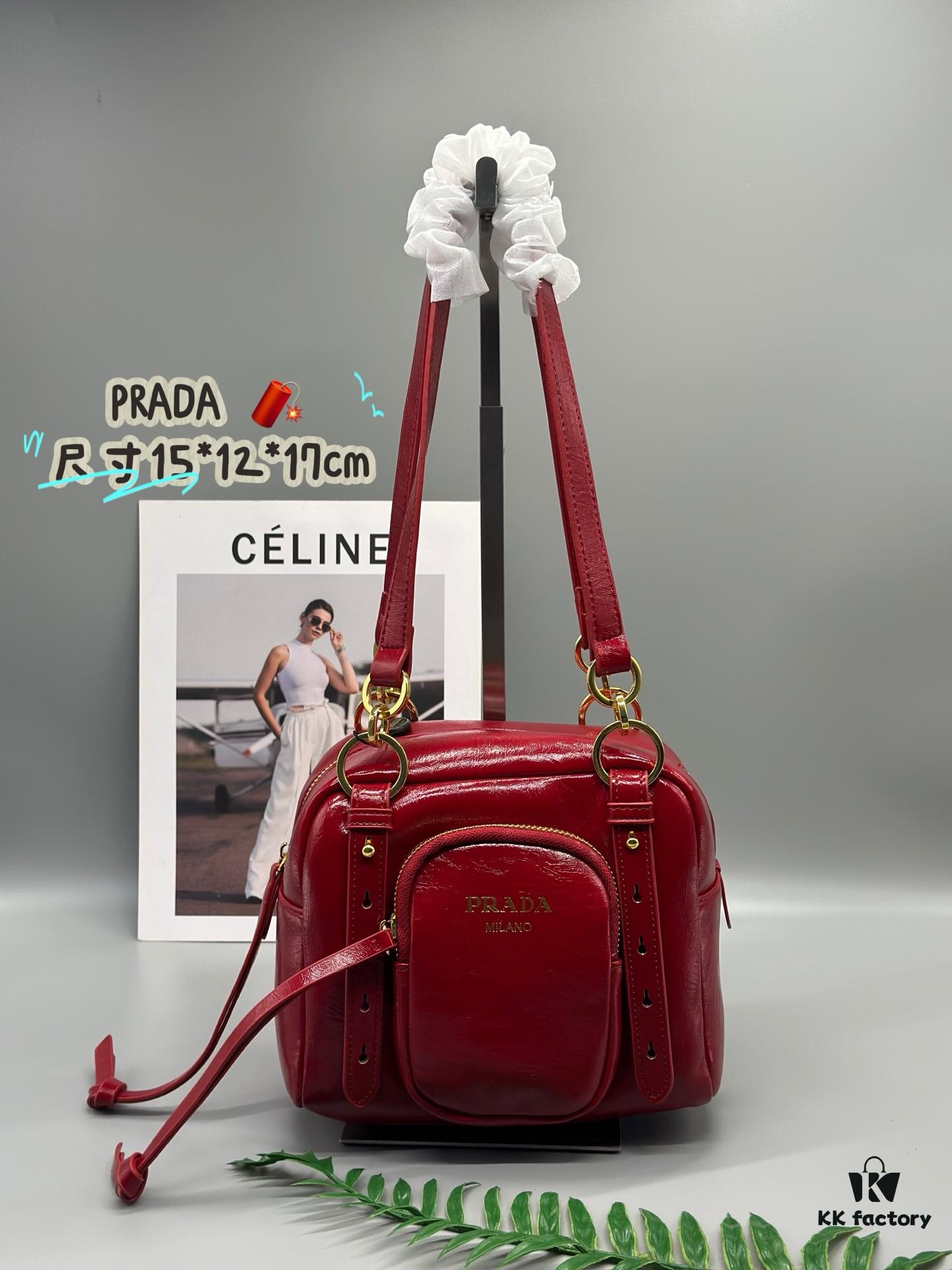 6930be376e68136f4d9aed3b Prada Soft Lux Cube Handbag - New Arrival